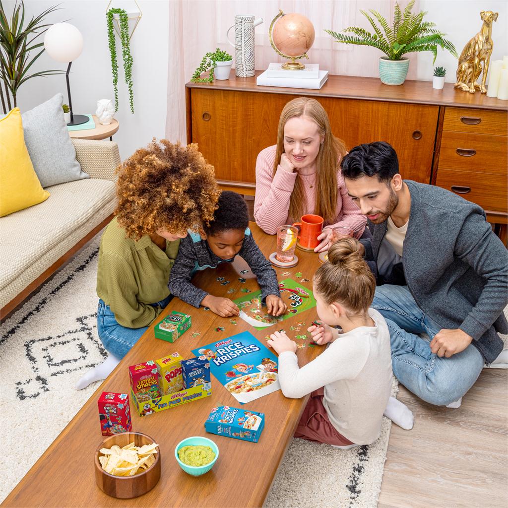 Puzzle Pack Kelloggs Fun Pack Set of Six 100 Piece Assorted Cereal Box Puzzles