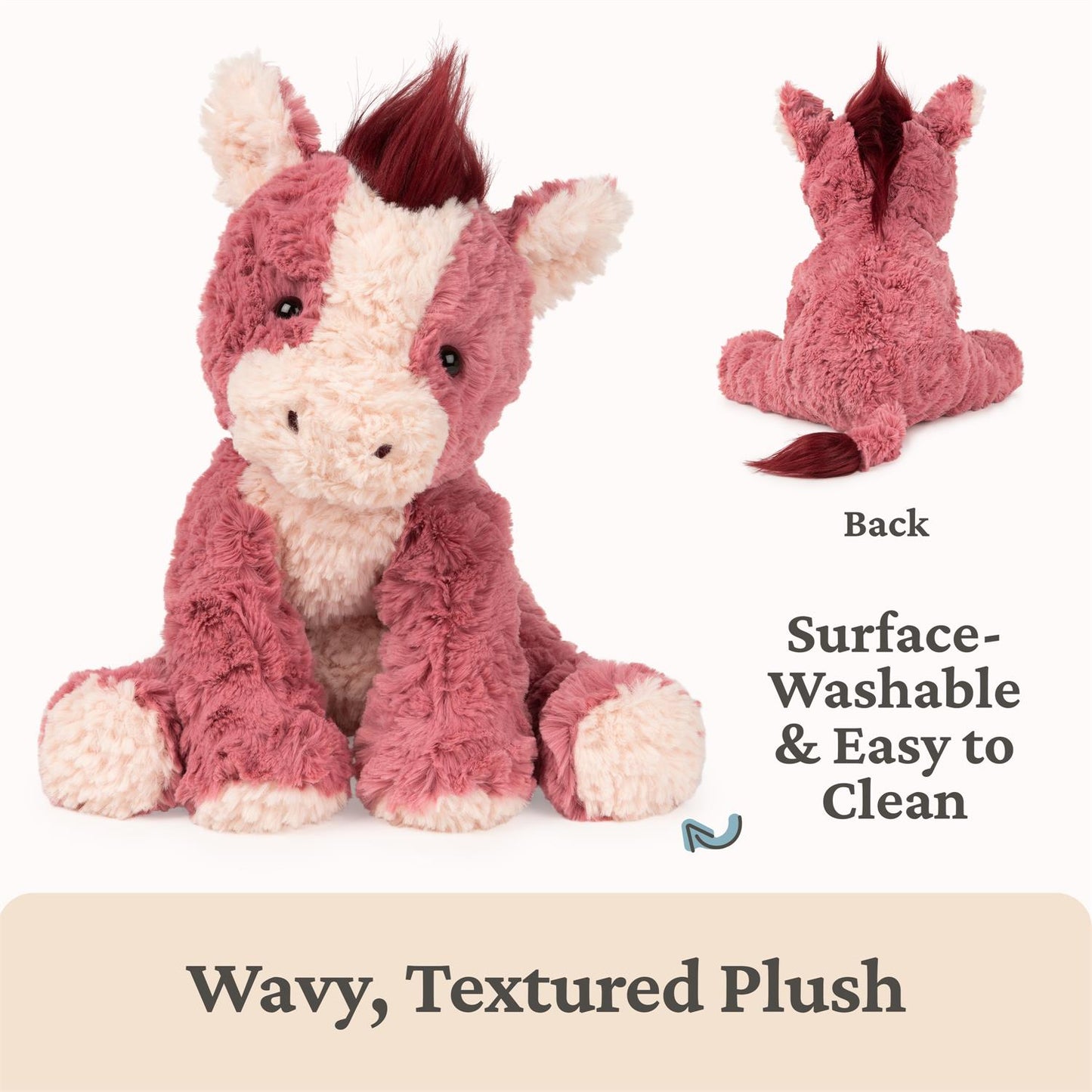Plush Cozys Horse 10"