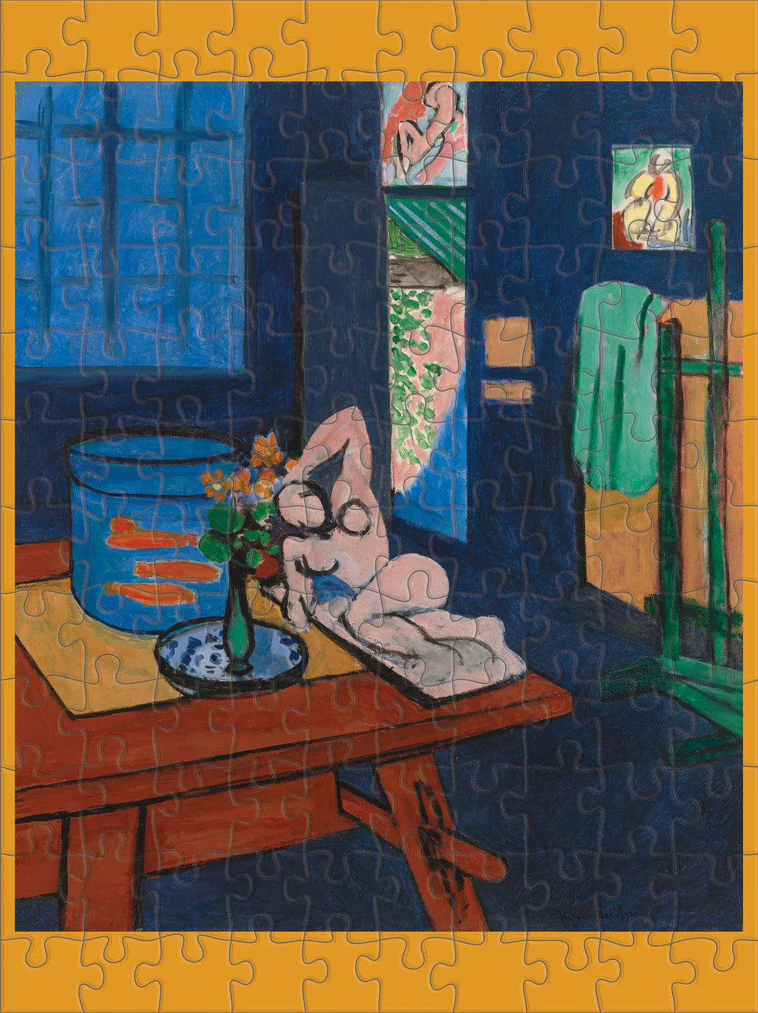 Jigsaw Puzzle Mini - 120 Piece - 4 Image Set - Henri Matisse