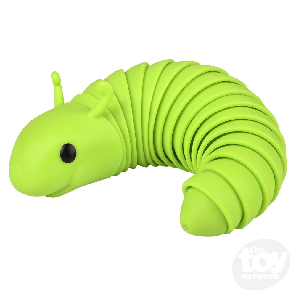 Sensory Wiggle Caterpillar Multicolor or Green 7.5" - Sold Individually