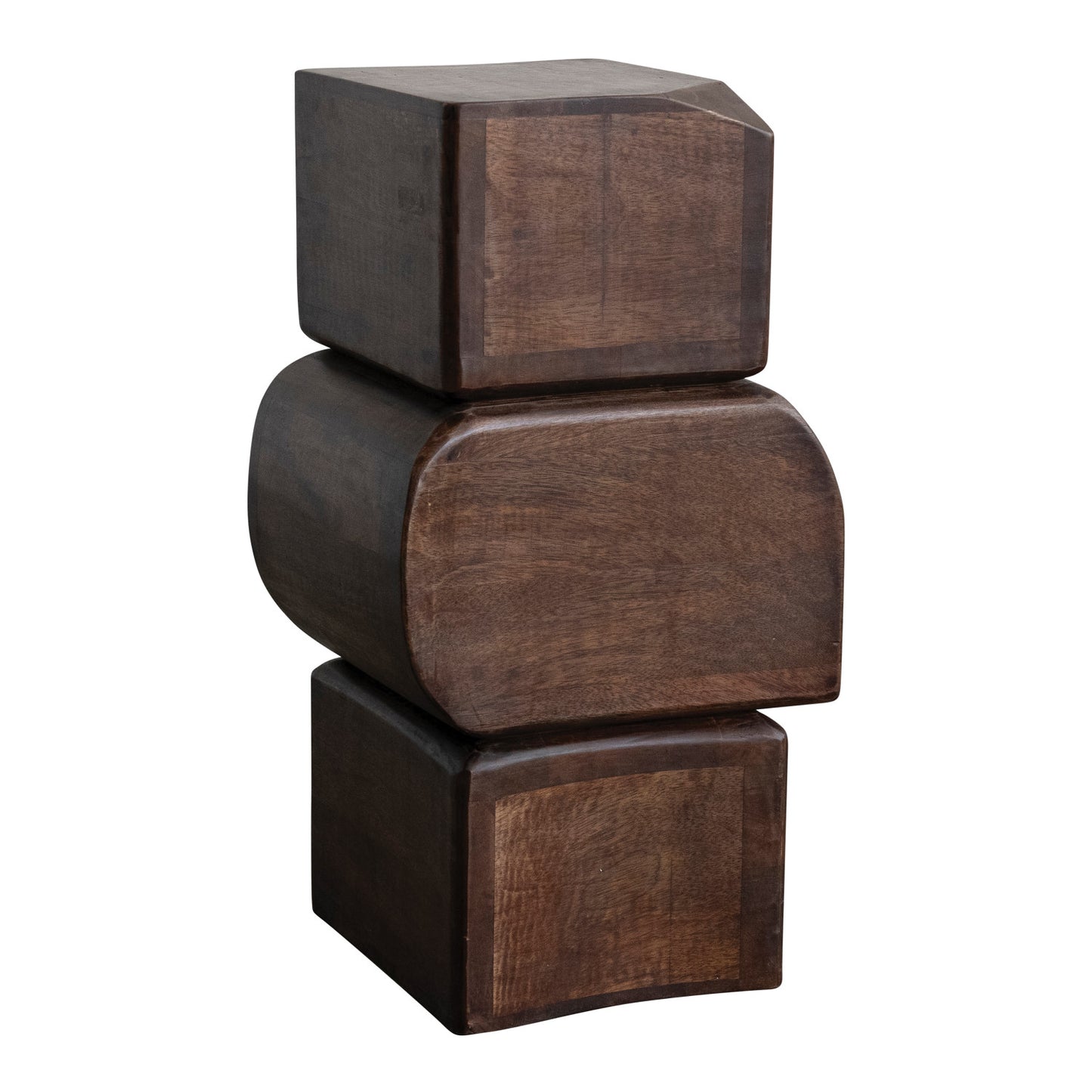 Table Mango Wood Stacked 22"h