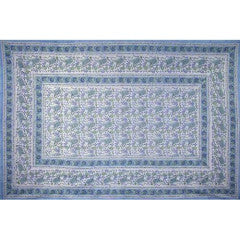 Tapestry Full Size Rajasthan Paisley Blue