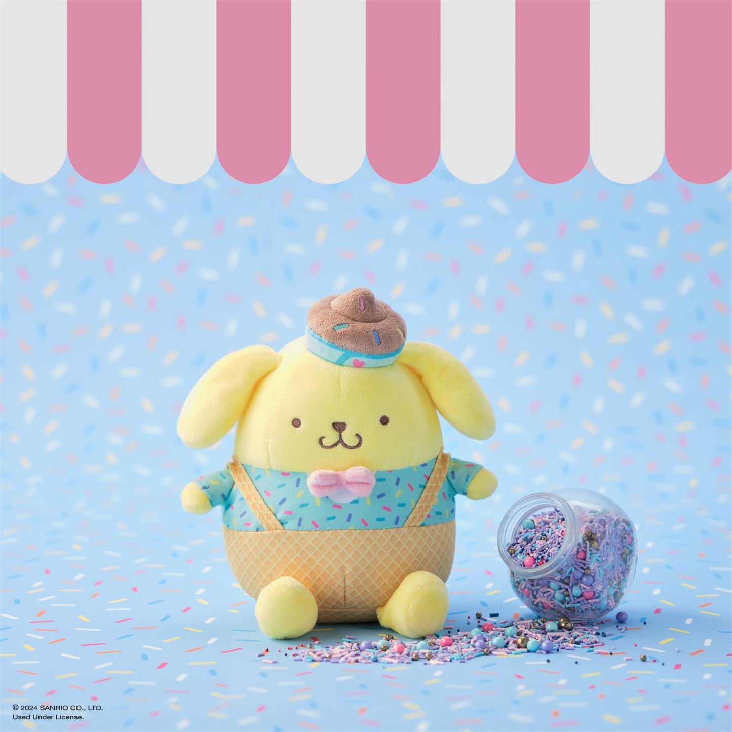 Plush Sanrio Pompompurin Ice Cream 6"