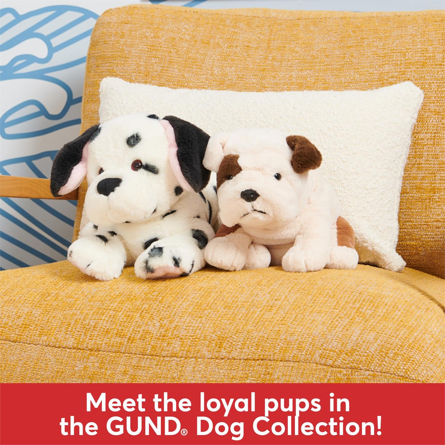 Plush Cat & Dog Collection Bulldog Toast 10"
