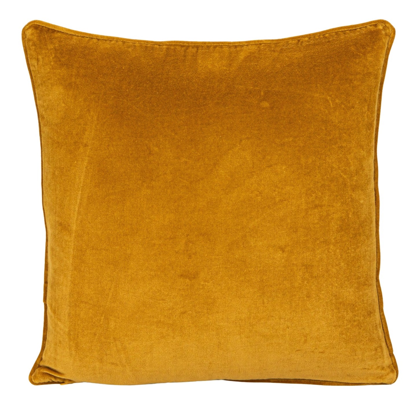 Pillow Cotton Velvet Embroidered Chartreuse 18" Square