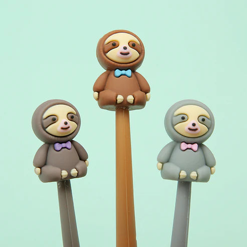 Gel Pen Sloth Wiggle (Sold Individually)