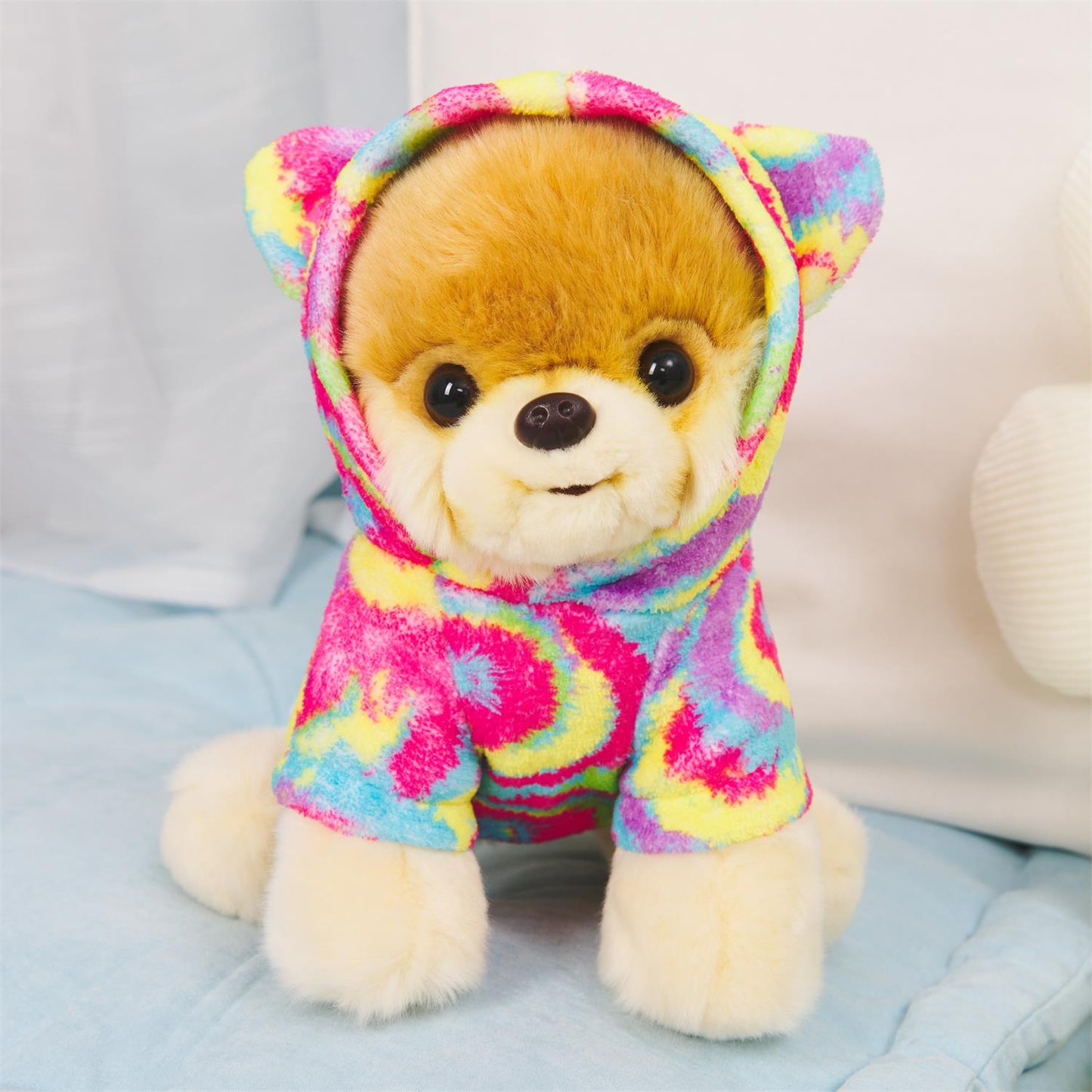 Plush Boo With Tie Dyed Hoodie 9"