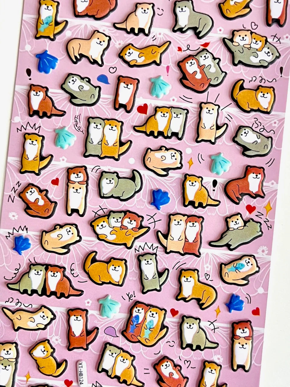 Stickers Puffy Otter