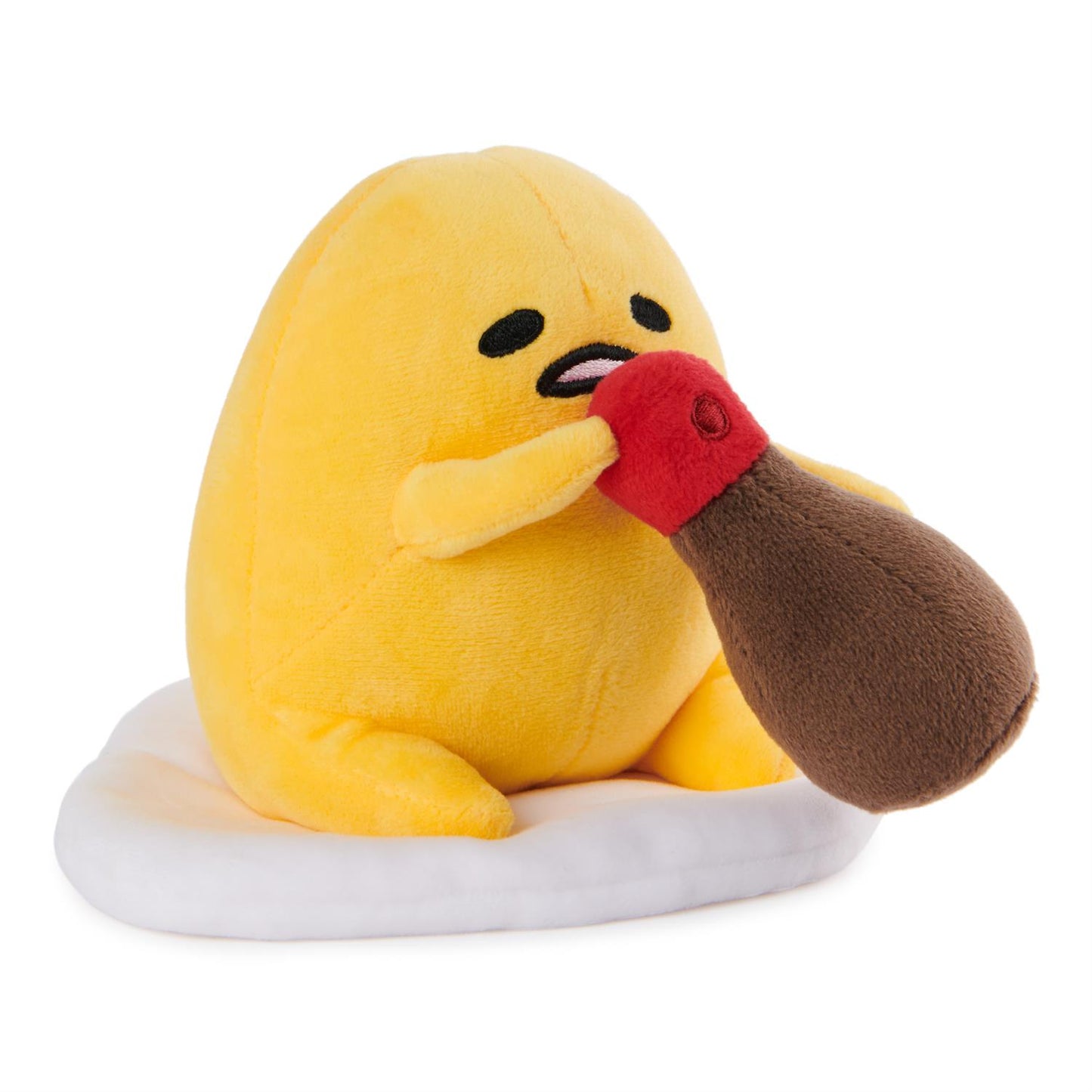 Plush Sanrio Gudetama With Soy Sauce 5"