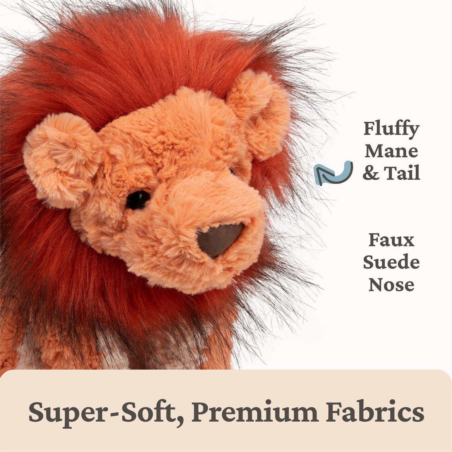 Plush Cozys Lion 10"