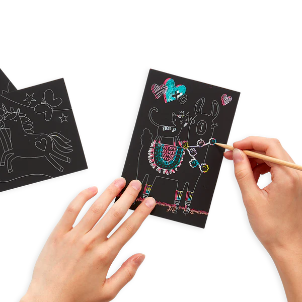 Scratch & Scribble Mini Art Kit Funtastic Friends