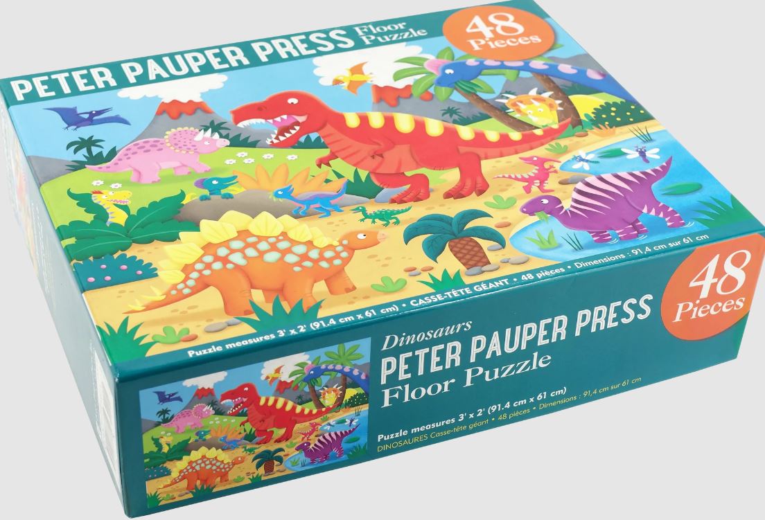 Puzzle Kid's Floor 48 Piece Dinosaurs