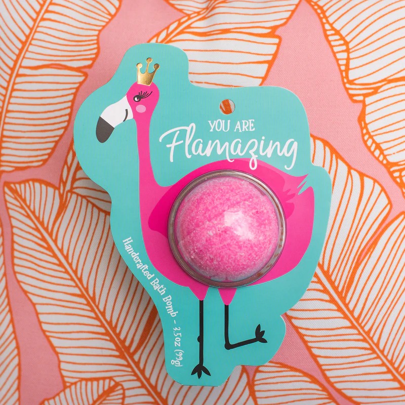 Clamshell Bath Bomb - Flamingo