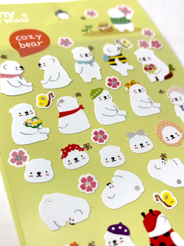 Stickers Bear Cozy