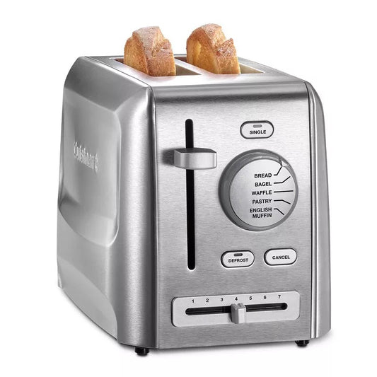 2 Slice Custom Select Silver Toaster