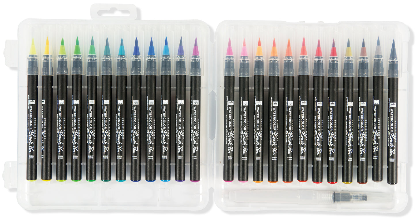 Art Center Brush Pens Watercolor 24 Colors