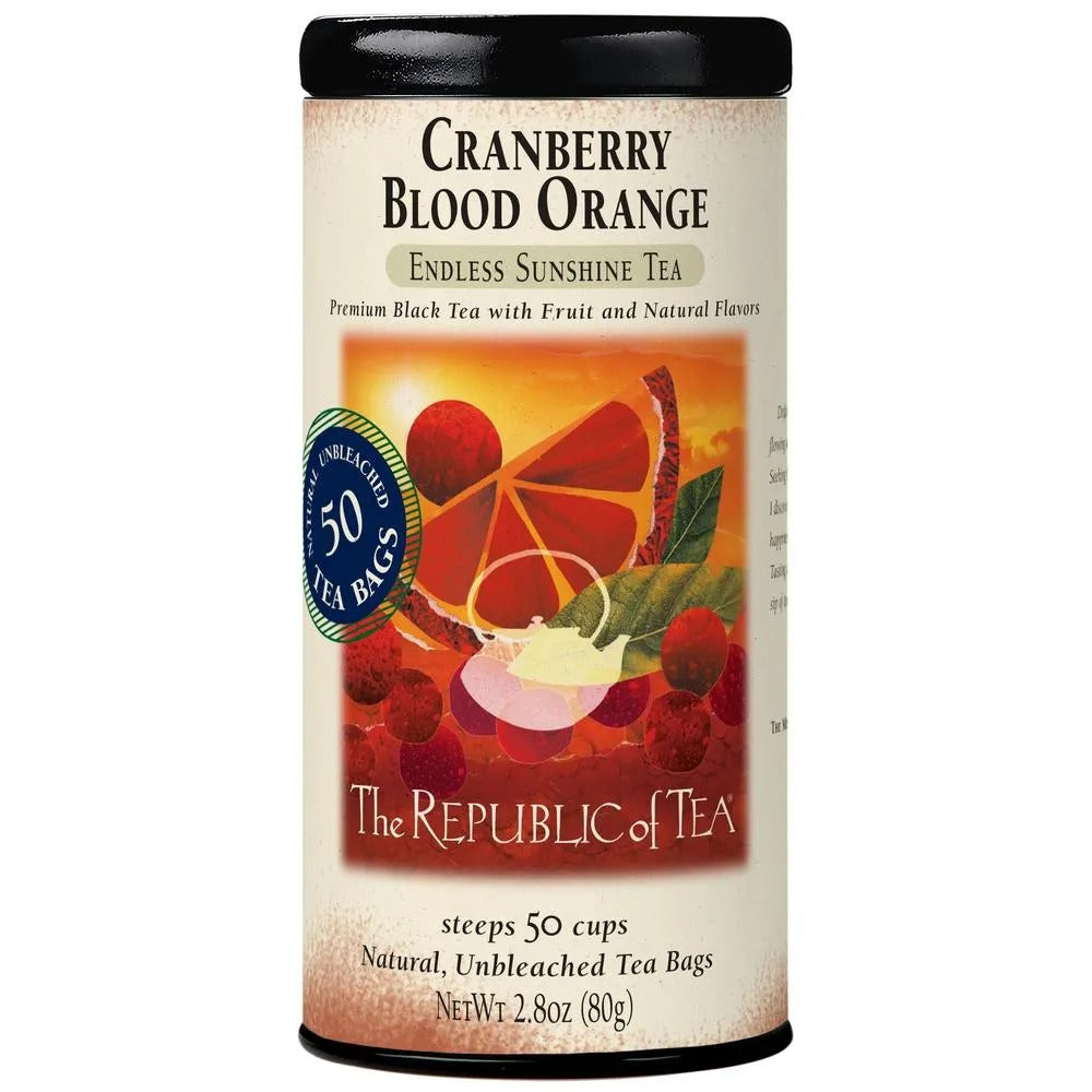 Classic Tea Tin - Cranberry Blood Orange Black Tea 50bags