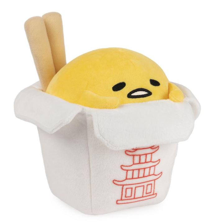 Plush Sanrio Gudetama Take Out 9.5"