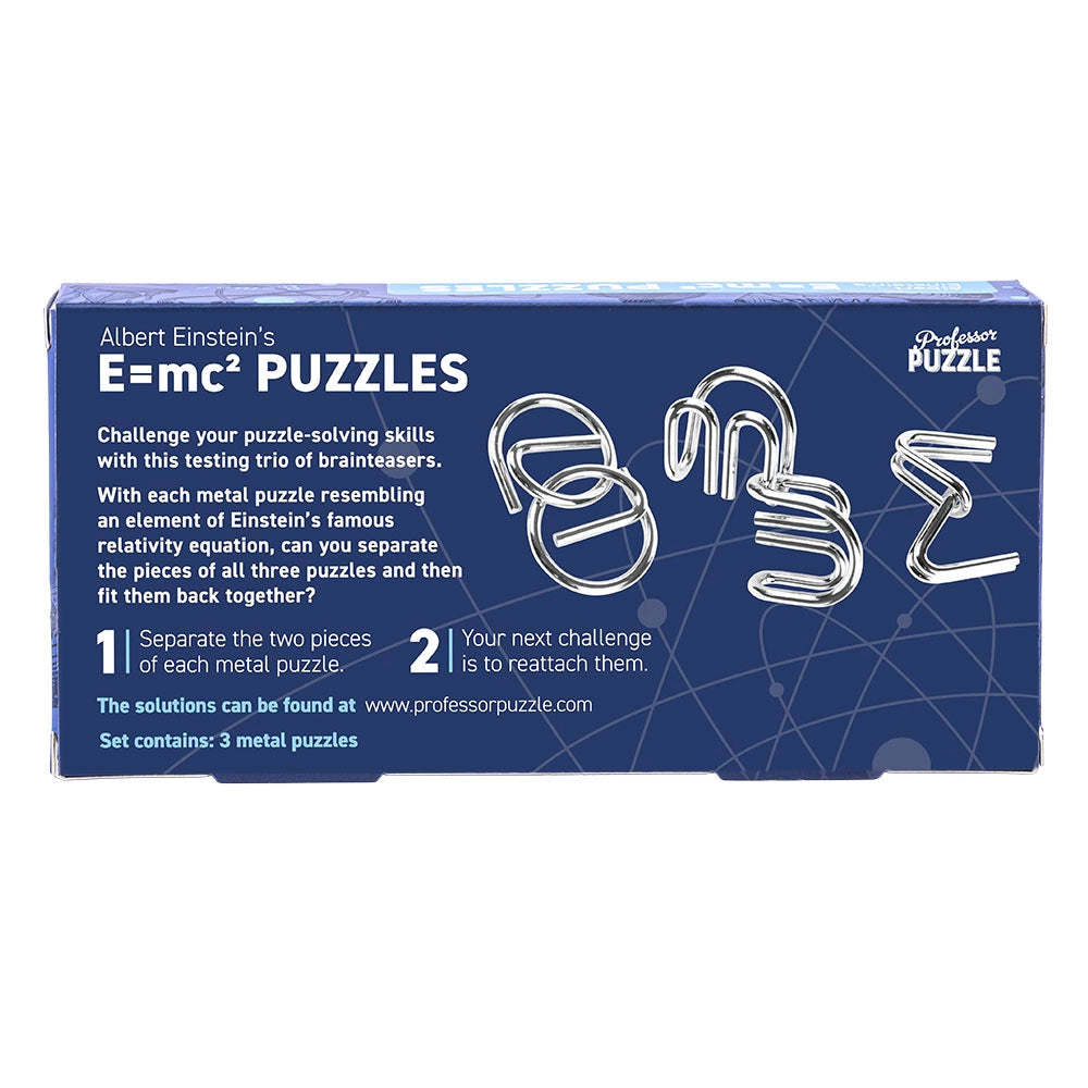 Albert Einstein's E=mc2 Metal Puzzles