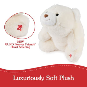Plush Forever Friends Bear Snuffles White 10"