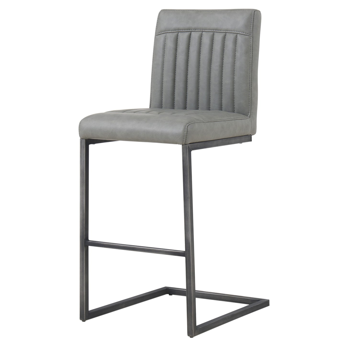 Ronan Polyurethane Counter Stool Antique Graphite Grey