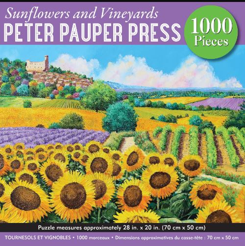 Puzzle 1000 Piece Sunflowers & Vineyards