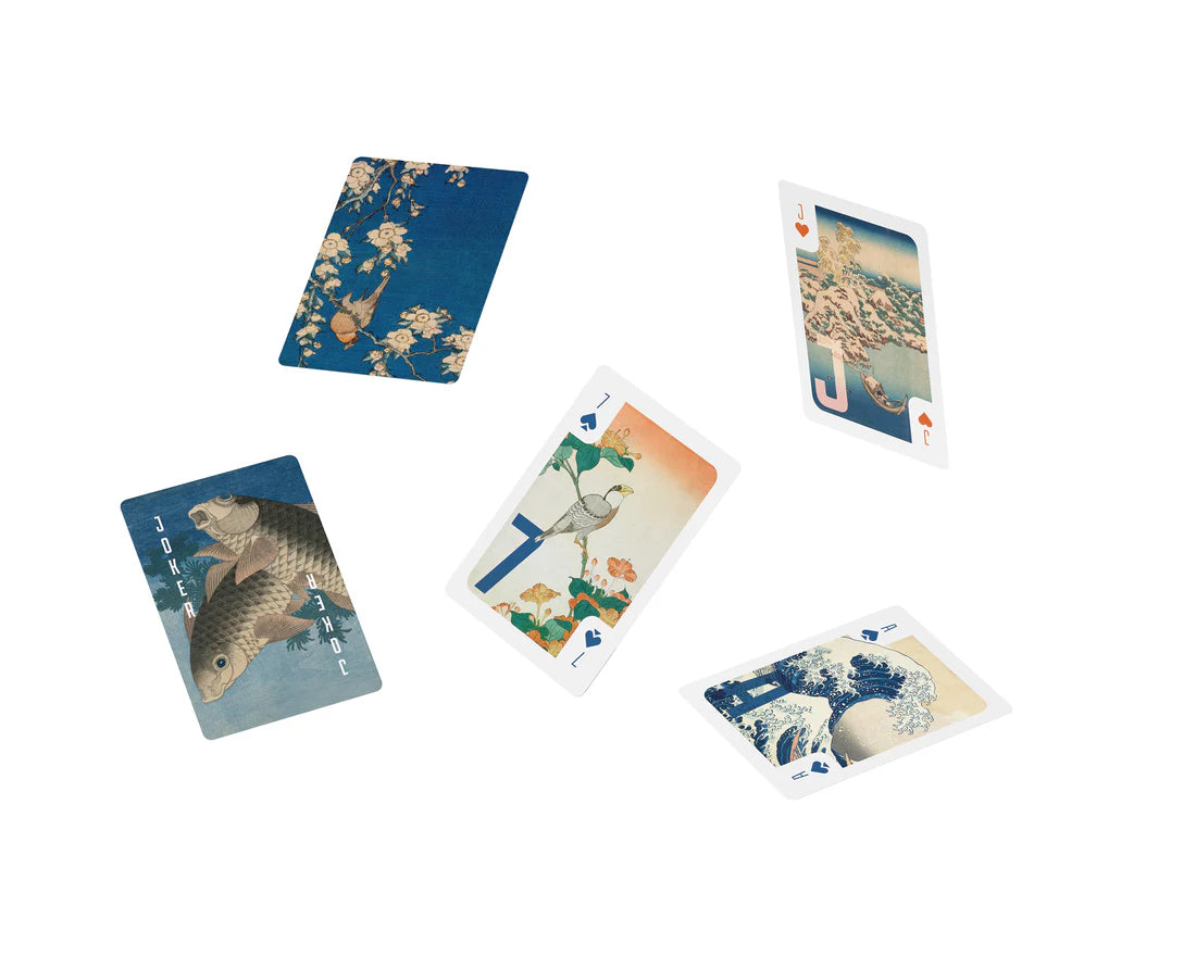 Game - Playing Cards - Katsushika Hokusai