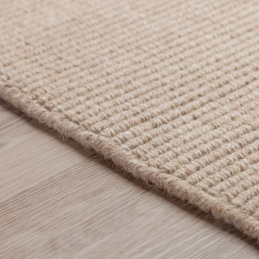 Monaco Boucle Wool Rug Taupe 5' X 7'6"