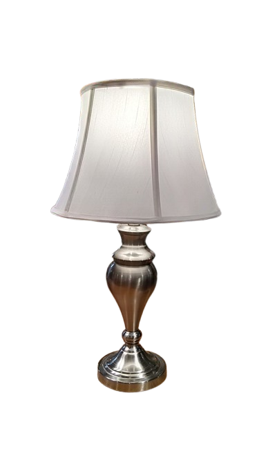 Lamp Metalwork Solid 26.5 Inches Tall Satin Nickel