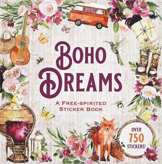 Sticker Book Boho Dreams