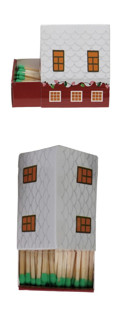Holiday - Safety Matches in House Shaped Matchbox