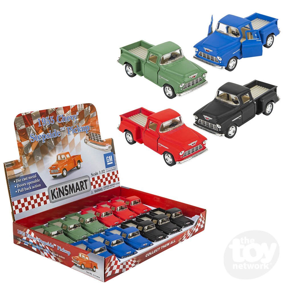 Diecast Pullback Truck Chevy 1955 Stepside 5"