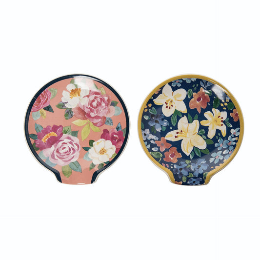 Floral Boutique Spoon Rests 2 Styles (Sold Individually)