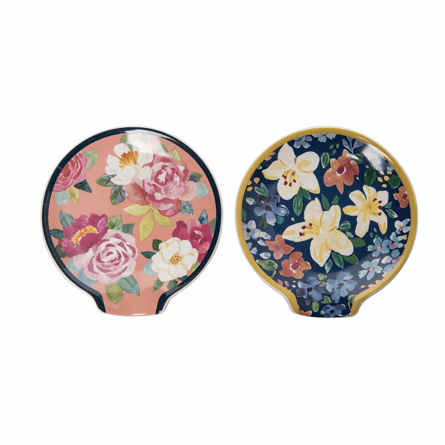 Floral Boutique Spoon Rests 2 Styles (Sold Individually)