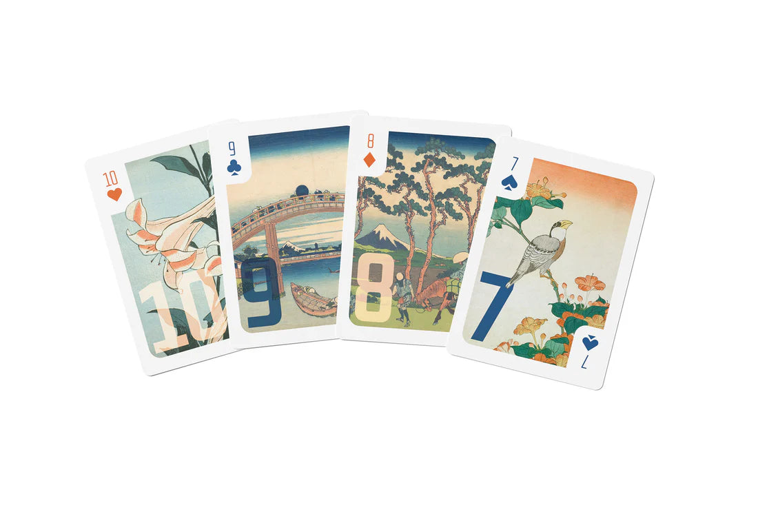 Game - Playing Cards - Katsushika Hokusai