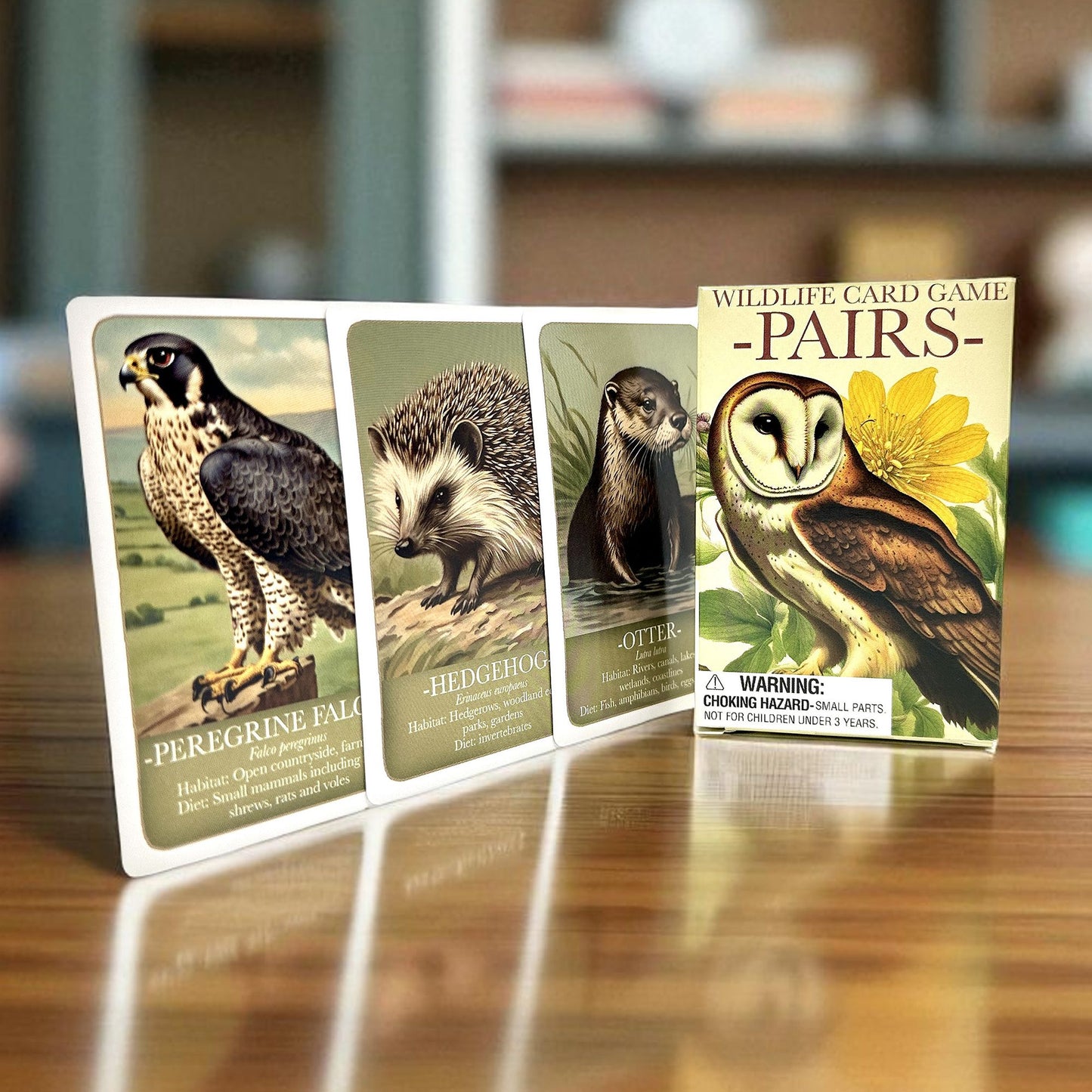 Card Game Wildlife Pairs