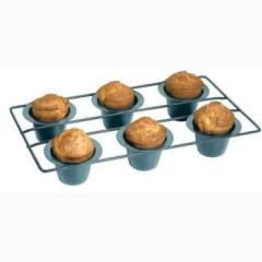 Bakeware Non-stick Pan Popover Large 6 Pocket