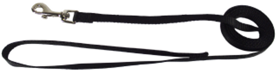 Hamilton - Dog Lead 3/8" x 6', Black