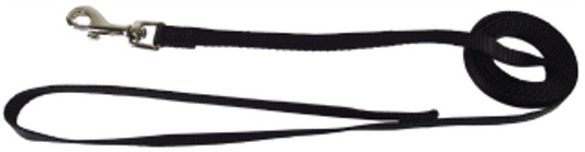 Hamilton - Dog Lead 3/8" x 6', Black