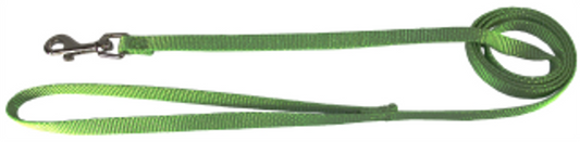 Hamilton - Dog Lead 3/8" x 6', Lime