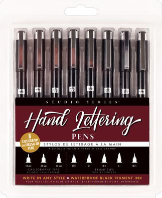 Art Center Pens Hand Lettering Set of 8