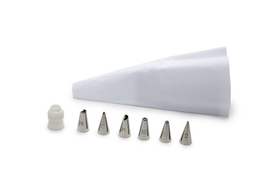 Pastry Icing Decorating Bag & Tip Set