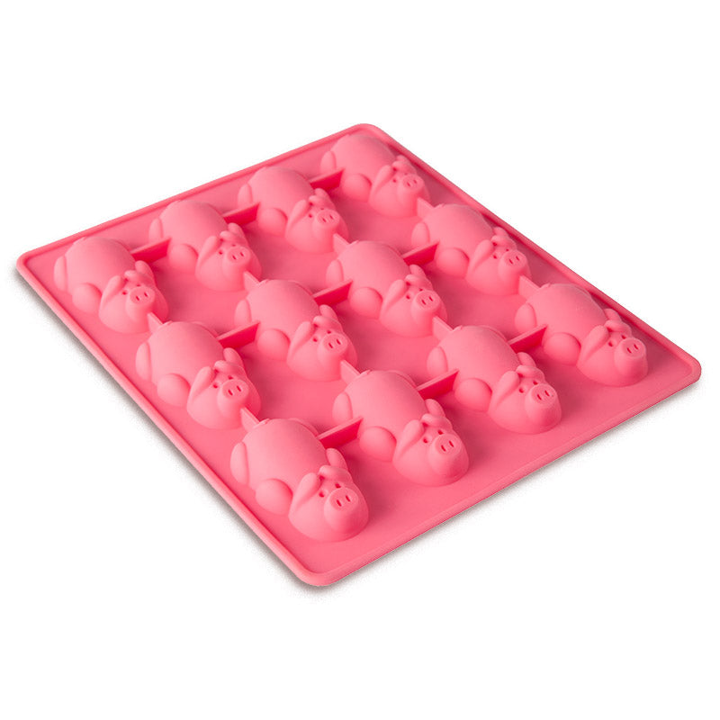 12 Little Pigs in Blankets Silicone Mold