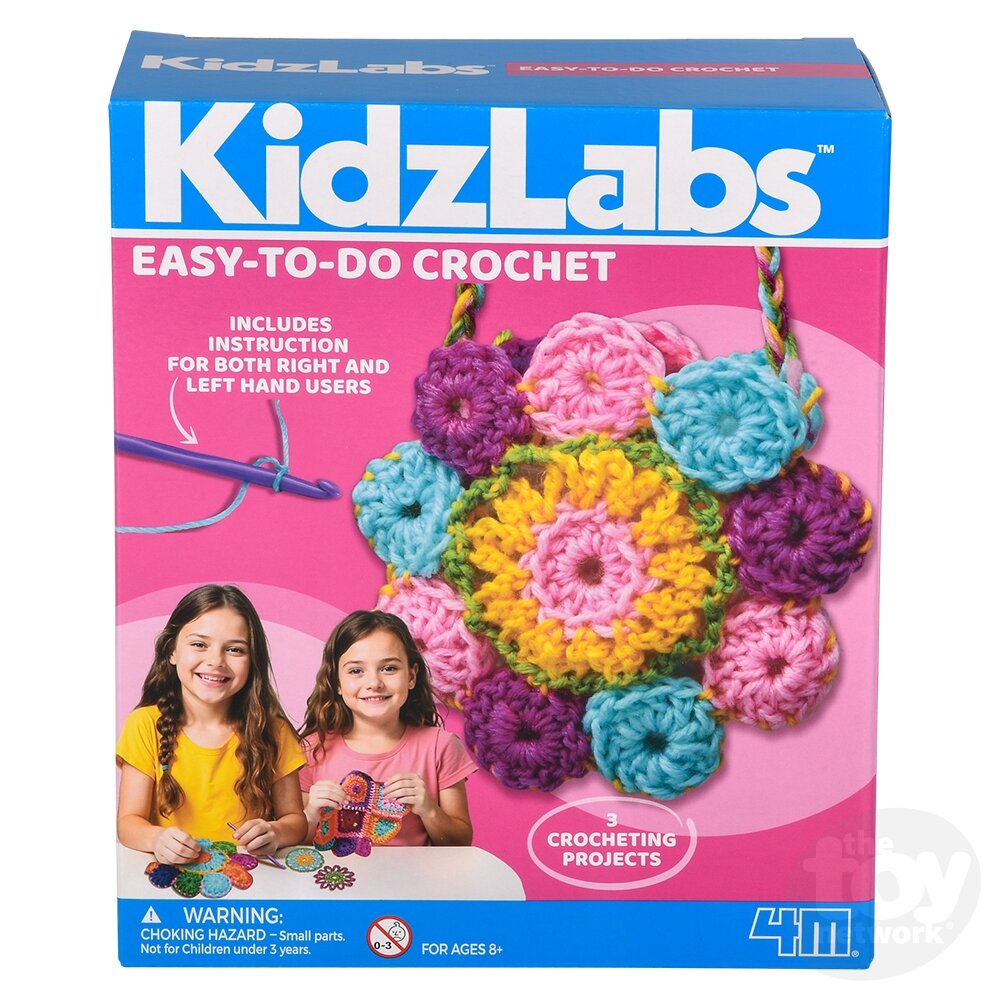 4M Kidzlabs Knitting Easy-To-Do Crochet
