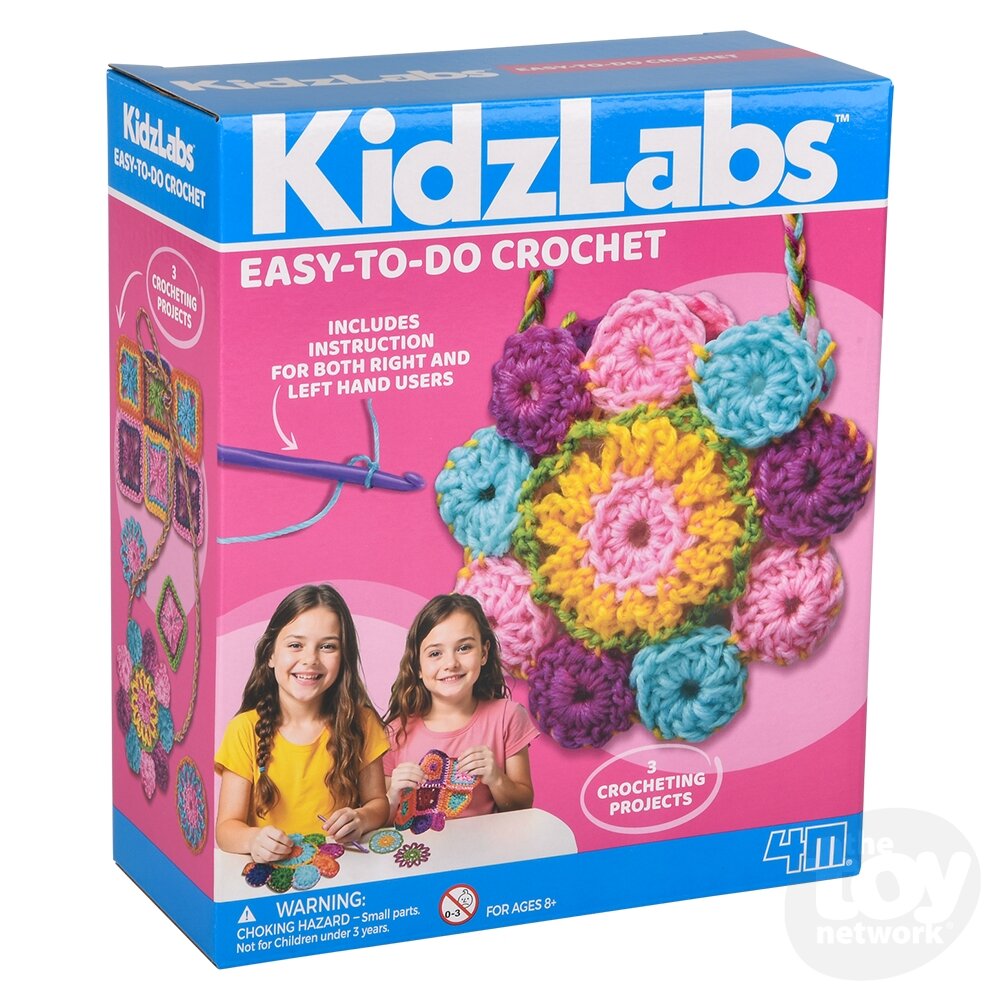 4M Kidzlabs Knitting Easy-To-Do Crochet