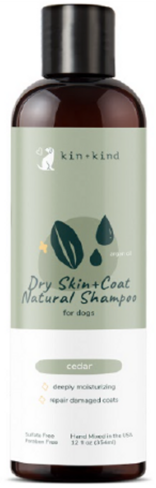 Kin+Kind - Dry Skin Cedar Dog Shampoo 12oz