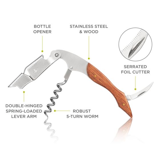 Wine Bottle Opener Corkscrew Sommolier