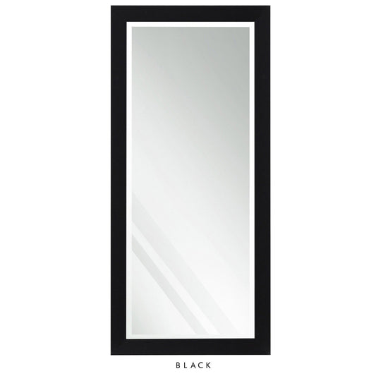 Mirror Black Finish 30in X 64in Overall