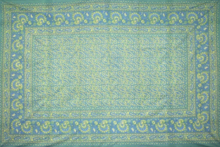 Tapestry Single Size Classic Paisley Green