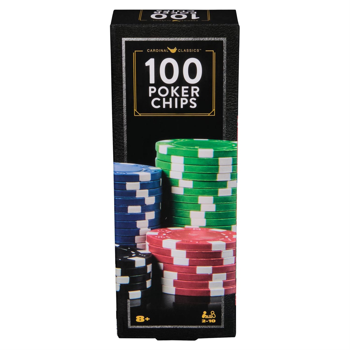 Game Cardinal Classics Poker Chips Casino Style 100pc